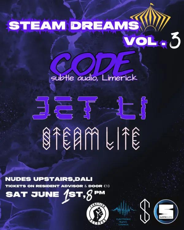 STEAM DREAMS VOL.03 presents CODE (subtle audio)