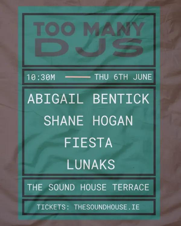 The Wiley Fox presents: TOO MANY DJ's - 6/6