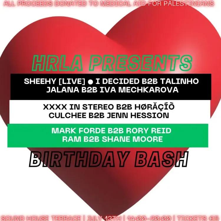 HRLA presents: Birthday Bash