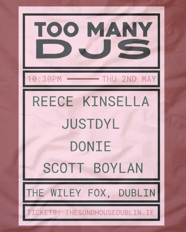 The Wiley Fox presents: TOO MANY DJ'S - 2/5
